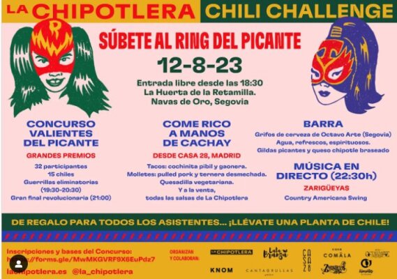 Ring del Picante (ES) / 12-08-23 / La Chipotlera Chili-Challenge - Segovia / 12-08-23 / Ring del Picante - La Chipotlera  Chili-Challenge